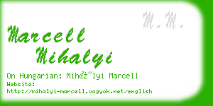 marcell mihalyi business card